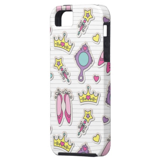 butterfly princess Case-Mate iPhone case (Achterkant Links)