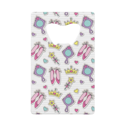 butterfly princess creditkaart flessenopener (Voorkant)