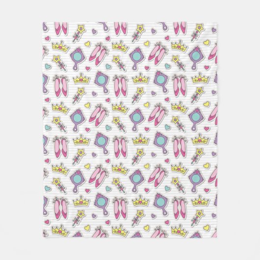 butterfly princess fleece deken (Voorkant)