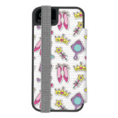 butterfly princess incipio iPhone portemonnee hoesje (Agenda Achterkant)