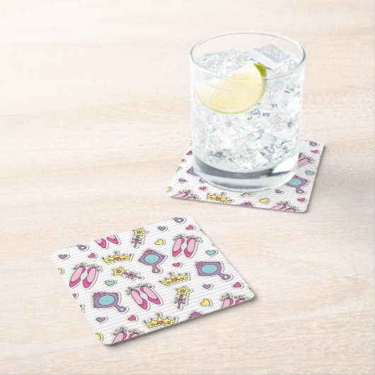 butterfly princess kartonnen onderzetters (Insitu)