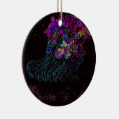 Butterfly Princess  Keramisch Ornament (Rechts)