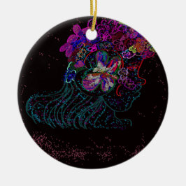 Butterfly Princess Keramisch Ornament