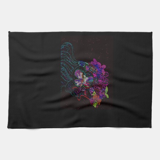 Butterfly Princess Kitchen Towel Theedoek (Horizontaal)