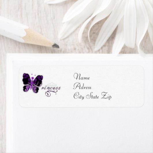 Butterfly Princess Labels (Insitu)
