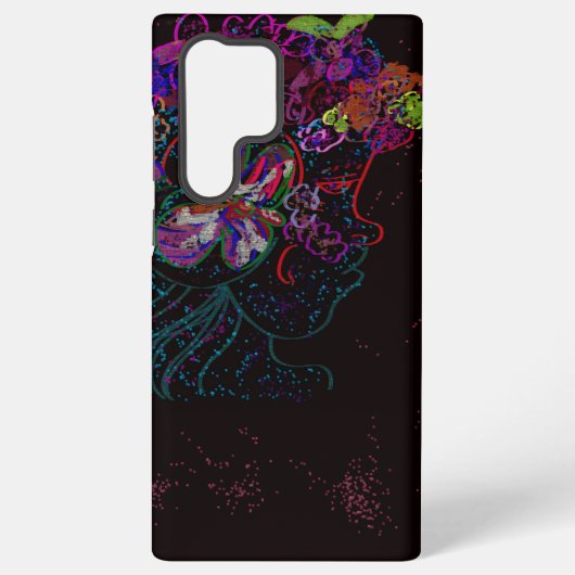Butterfly Princess Samsung Galaxy Case Hoesje (Achterkant)
