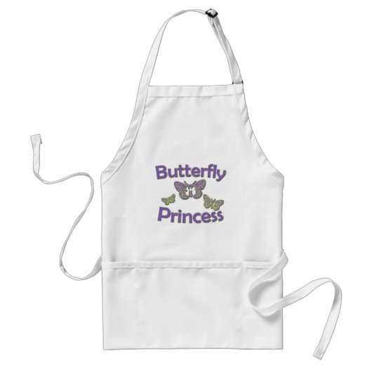 Butterfly Princess Standaard Schort (Voorkant)