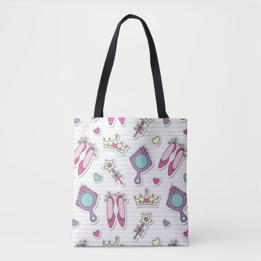 butterfly princess tote bag (Voorkant)