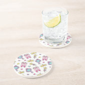 butterfly princess zandsteen onderzetter (Zijkant)