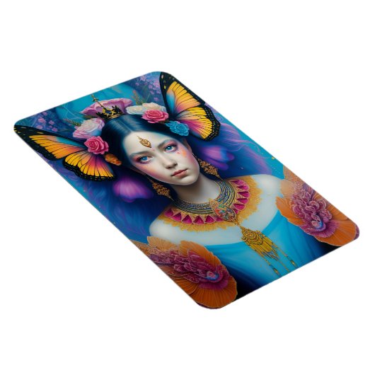 Butterfly prinses met kleine kroon magneet (Rechterzijde)