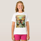 Butterfly Print T-shirt – Stijlvol en comfortabel (Voorkant volledig)