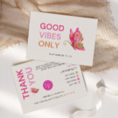 Butterfly Printable Dank u kaart, Zakelijk Bedankkaart