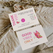 Butterfly Printable Dank u kaart, Zakelijk Bedankkaart