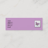 Butterfly-profiel Mini Visitekaartje (Achterkant)