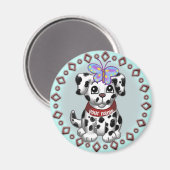 Butterfly Puppy Magneet (Voorkant / Achterkant)