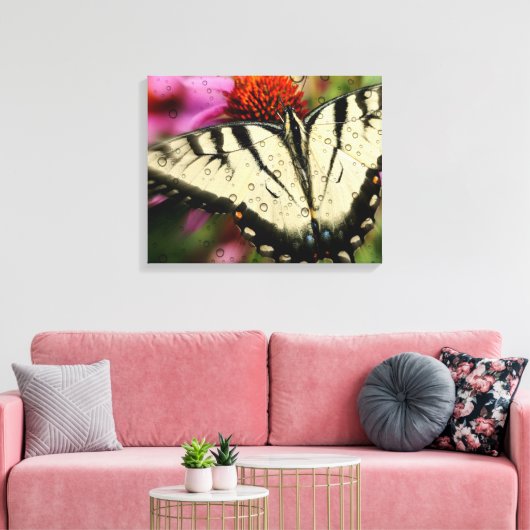 Butterfly Quad Canvas Wrap (Insitu (Woonkamer))