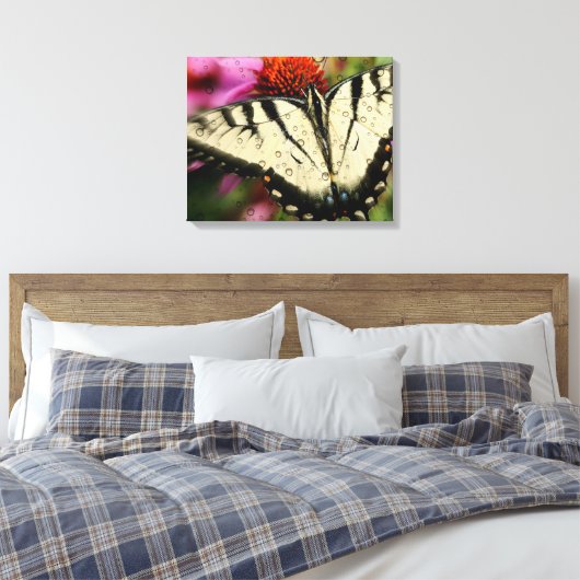 Butterfly Quad Canvas Wrap (Insitu (Slaapkamer))