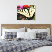 Butterfly Quad Canvas Wrap Afdruk (Insitu (Slaapkamer))