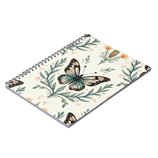Butterfly Queen Elegante Spiral Notitieboeken (Linkerzijde)