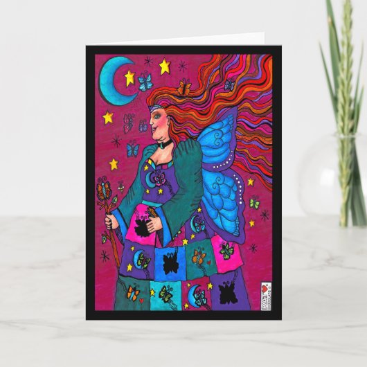 Butterfly Queen Kaart (Voorkant)