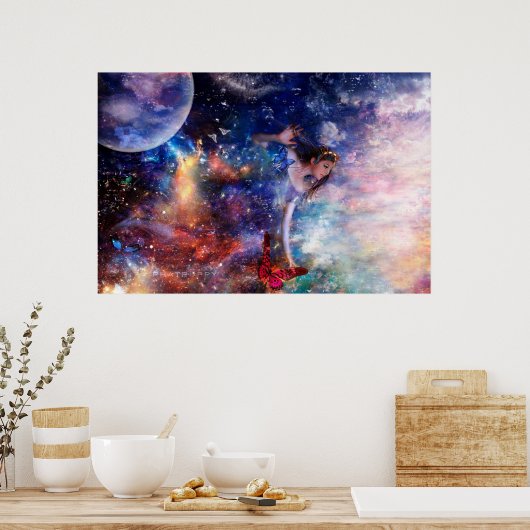 Butterfly Queen Poster (Keuken)