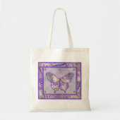 Butterfly Quilt Canvas tas (Voorkant)