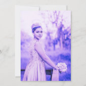 Butterfly Quinceañera Uitnodiging (Spaans) (Achterkant)