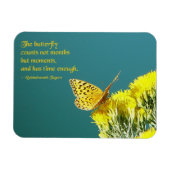 Butterfly Quote Magneet (Horizontaal)