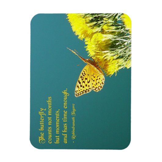 Butterfly Quote Magneet (Verticaal)