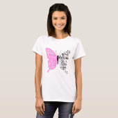 Butterfly Quote T-shirt (Voorkant volledig)