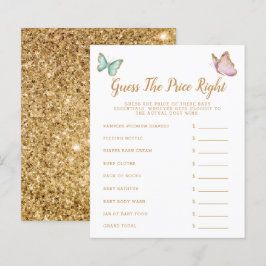 Butterfly raadt de prijs-juiste Baby shower