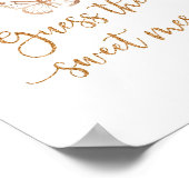 Butterfly raadt de zoete baby shower game aan poster (Hoek)
