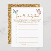 Butterfly raadt het Baby-schoenenspel (Voorkant / Achterkant)