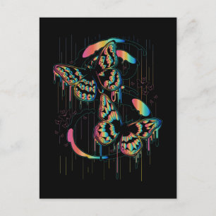 Butterfly Rain Briefkaart