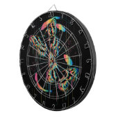 Butterfly Rain Dartbord (Voorkant Rechts)