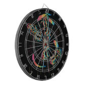 Butterfly Rain Dartbord (Voorkant Links)