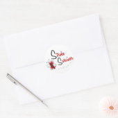 BUTTERFLY-REEKS 2 van Slag-overleving Ronde Sticker (Envelop)