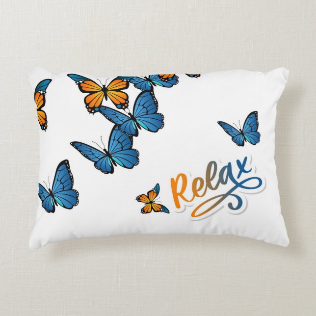 Butterfly Relaxation Kussen voor Sofa (Voorkant)