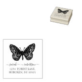 butterfly-retourstempel rubberstempel (Gestempeld)