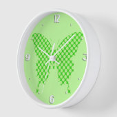Butterfly, retro-stippen, schoppen van kalkgroen (Hoek)