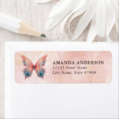 Butterfly Return Address Labels (Insitu)