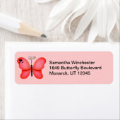 Butterfly Return Address Labels (Insitu)