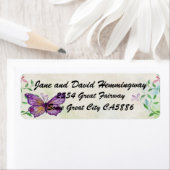 Butterfly Return Address Labels (Insitu)