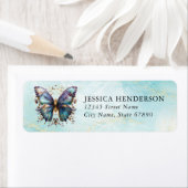 Butterfly Return Address Labels (Insitu)