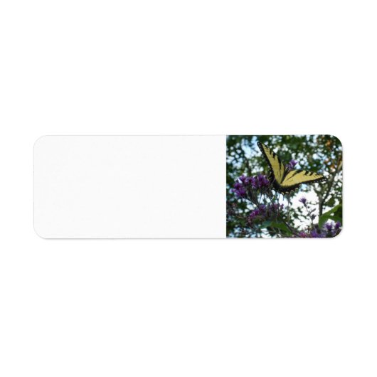 Butterfly Return Address Labels (Voorkant)