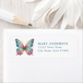 Butterfly Return Address Labels (Insitu)