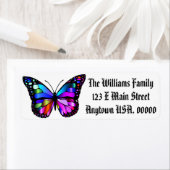Butterfly Return Address Labels (Insitu)
