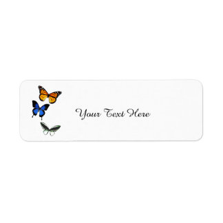 Butterfly Return Address Mailing Labels