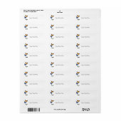 Butterfly Return Address Mailing Labels (Full Sheet)