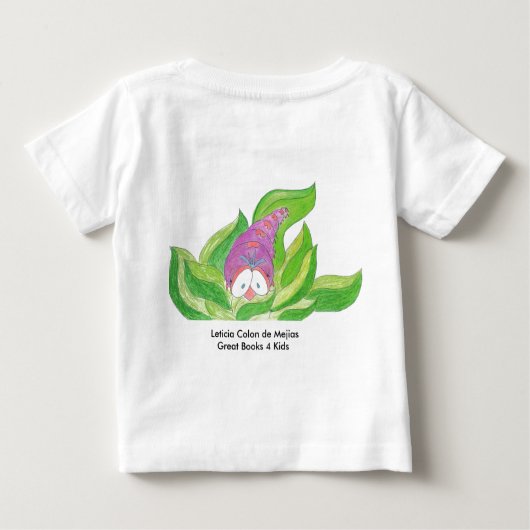 Butterfly Rhythm baby T shirt (Achterkant)
